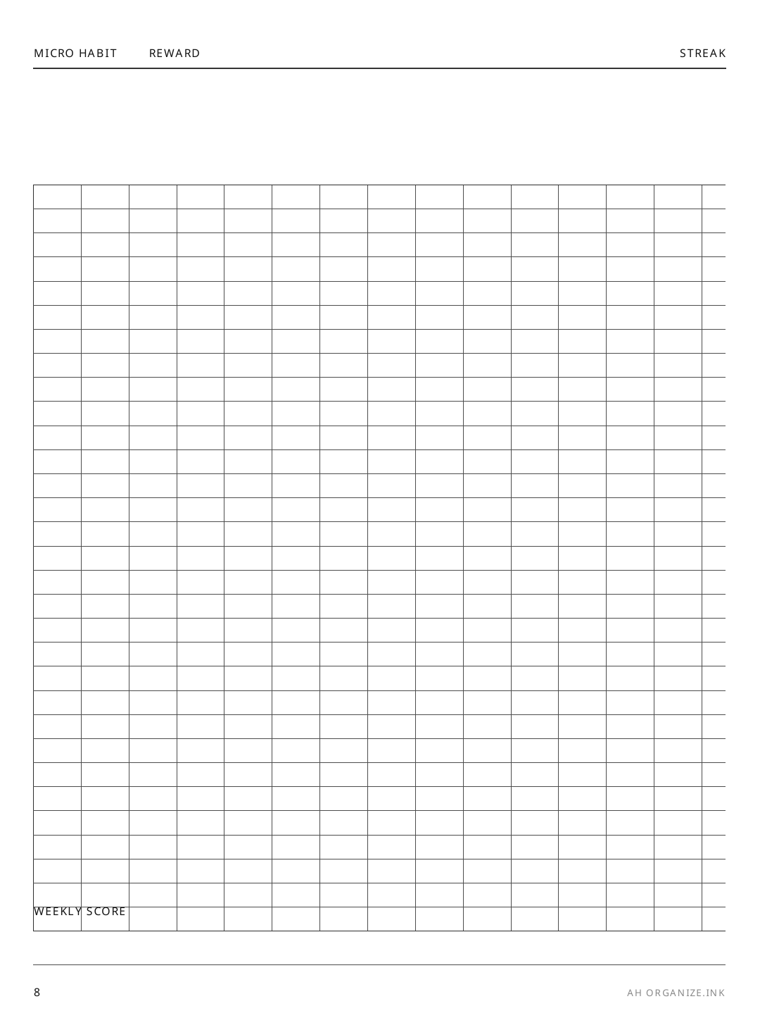 Habit + Reward Tracker rendered page