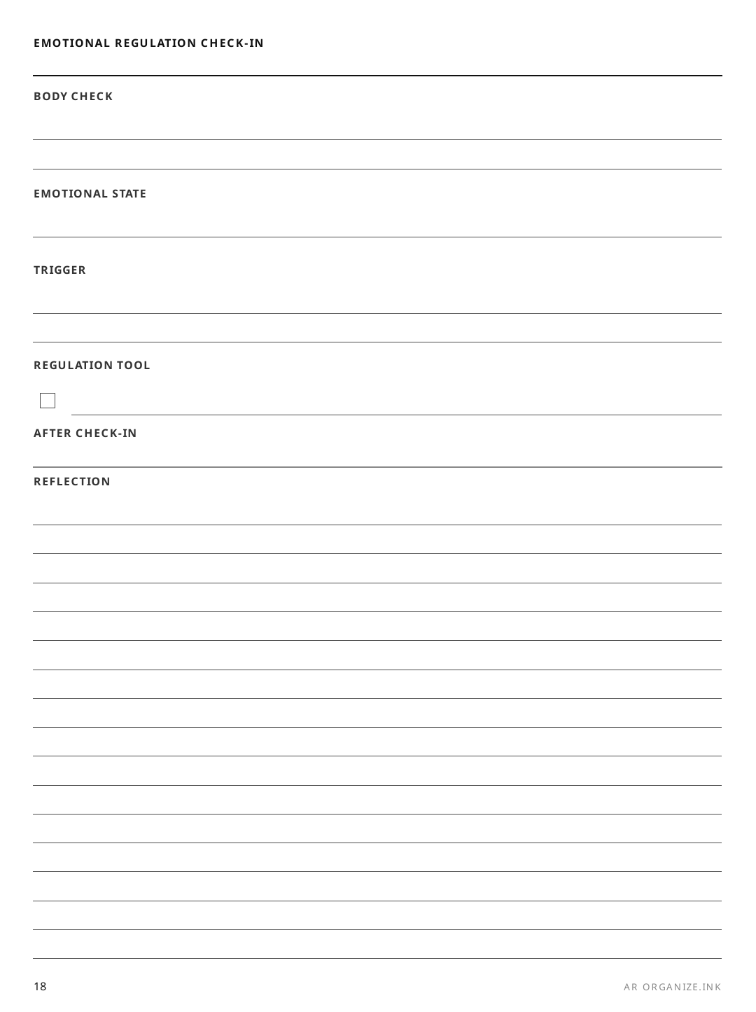 Assigned Reading rendered page