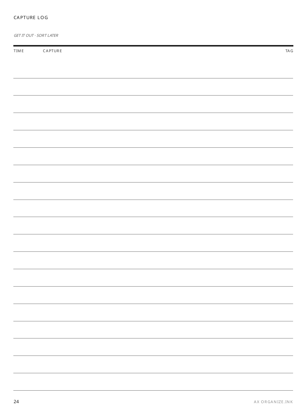 Capture Log rendered page