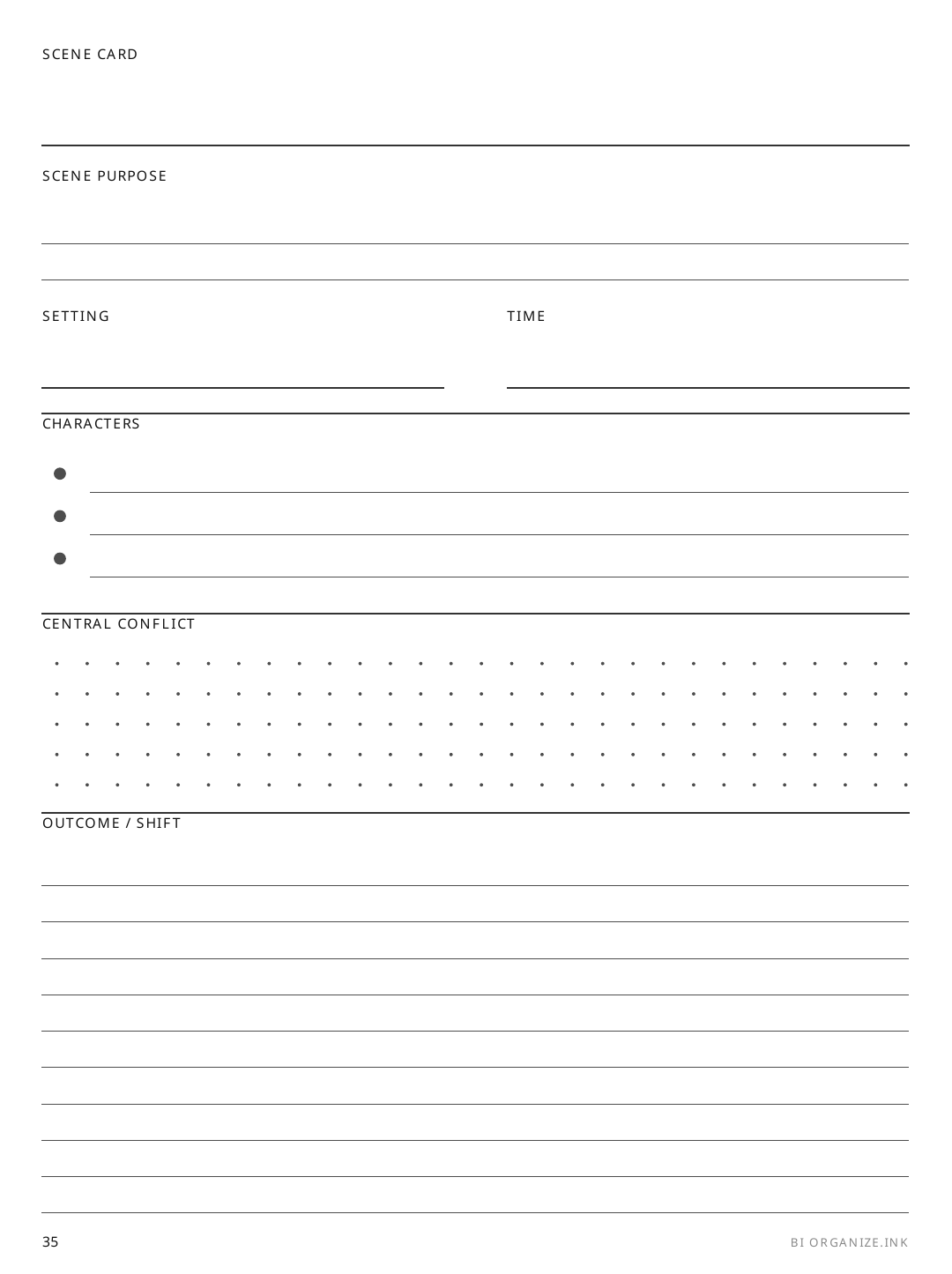 Scene Card rendered page