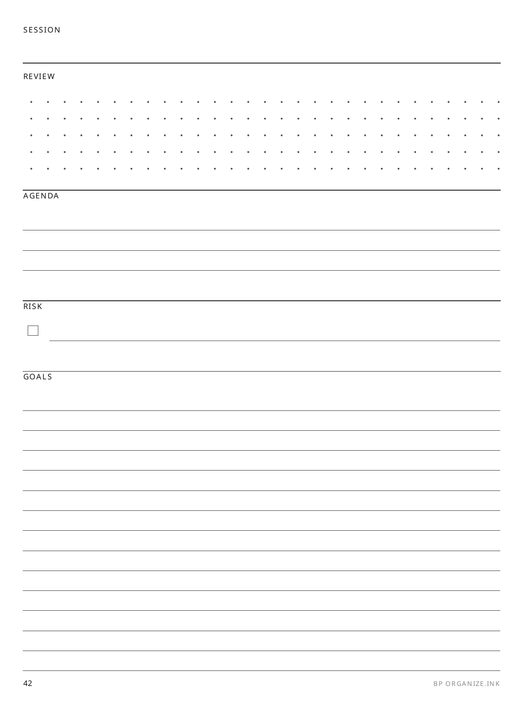Birth Plan rendered page