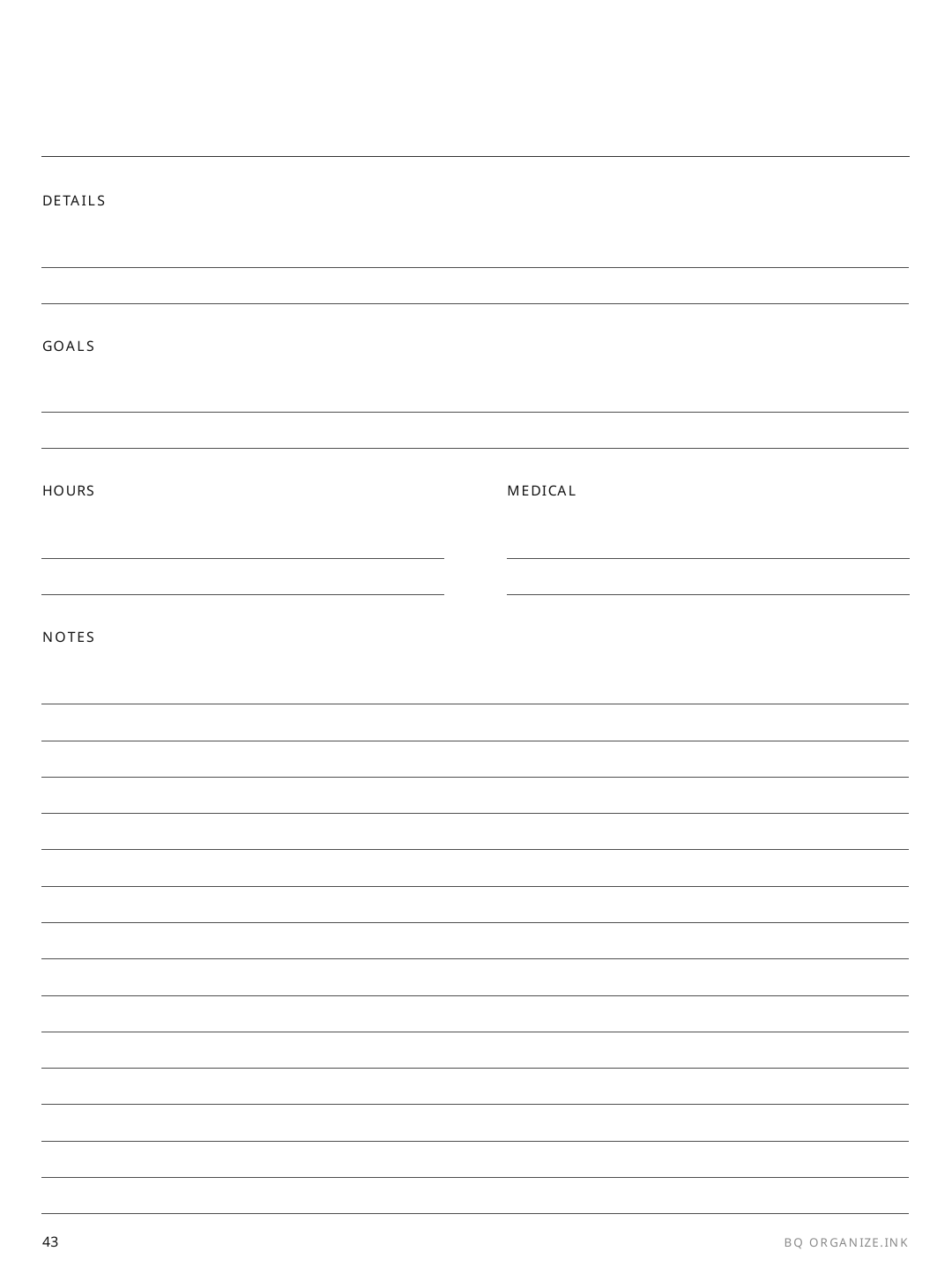 Student Profile rendered page
