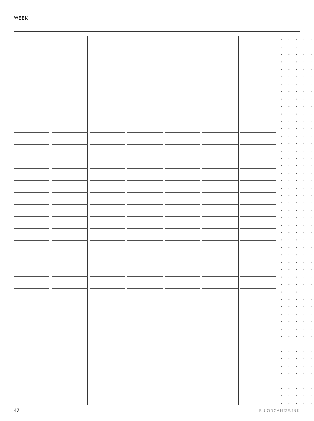 Monthly Budget rendered page