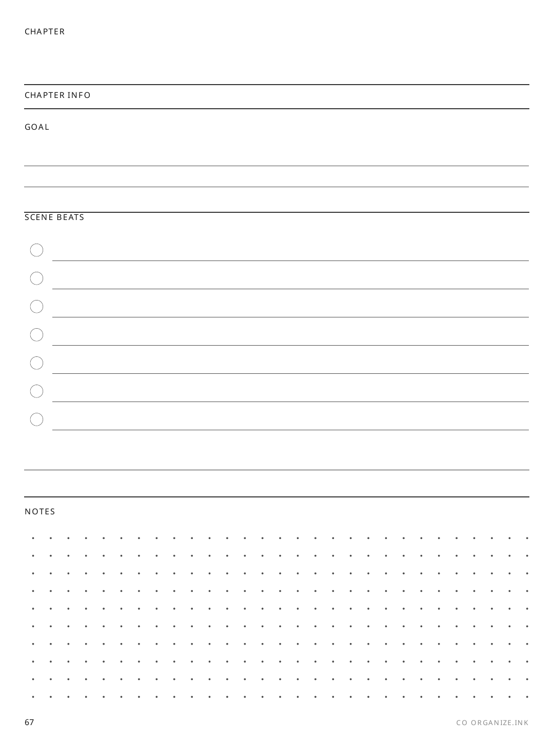 Contacts rendered page