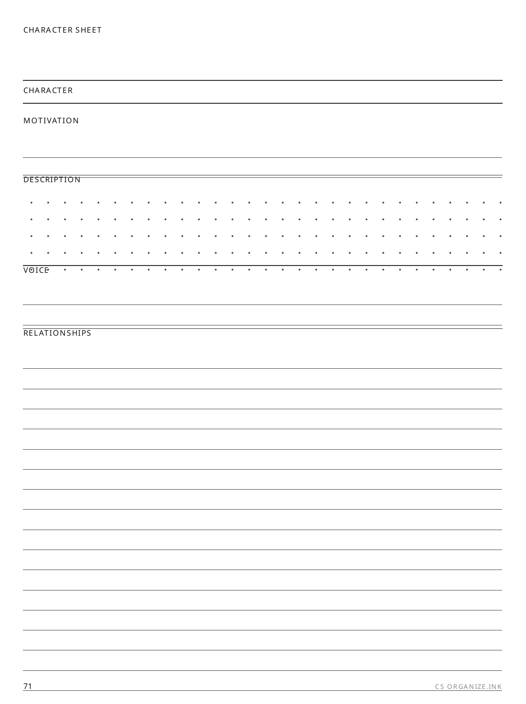 Cleaning Schedule rendered page