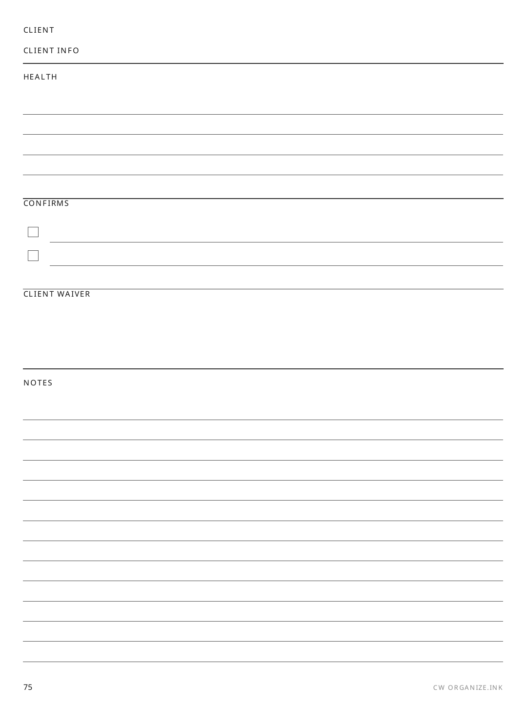 Class Overview rendered page