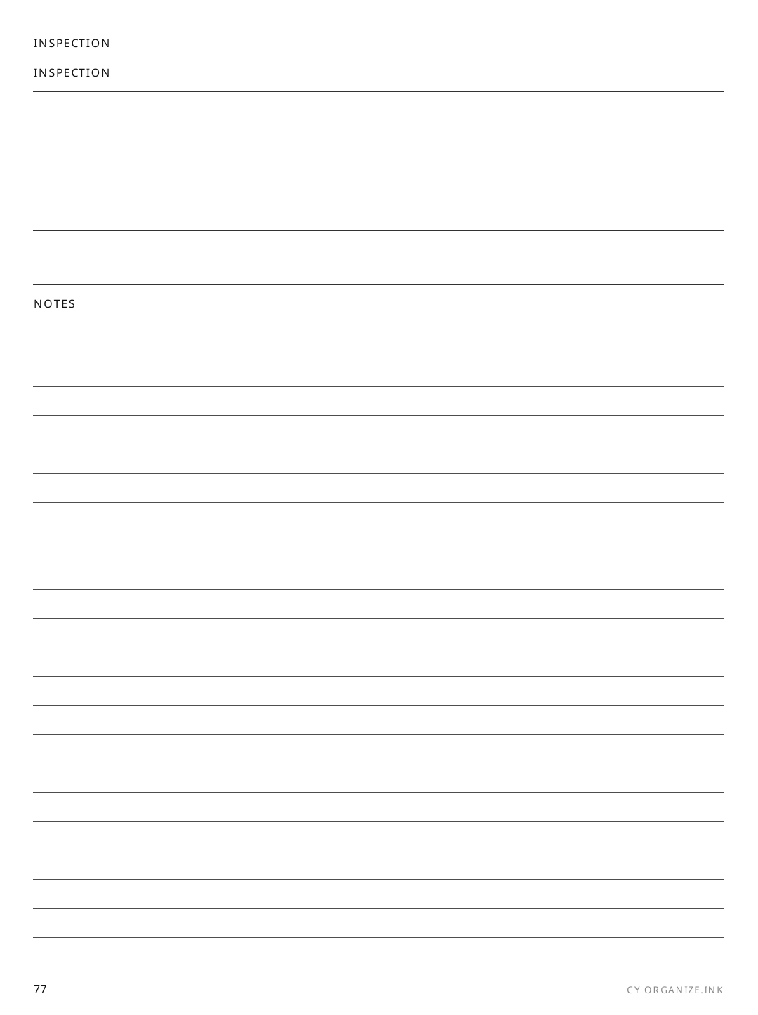 Beekeeping Inspection rendered page