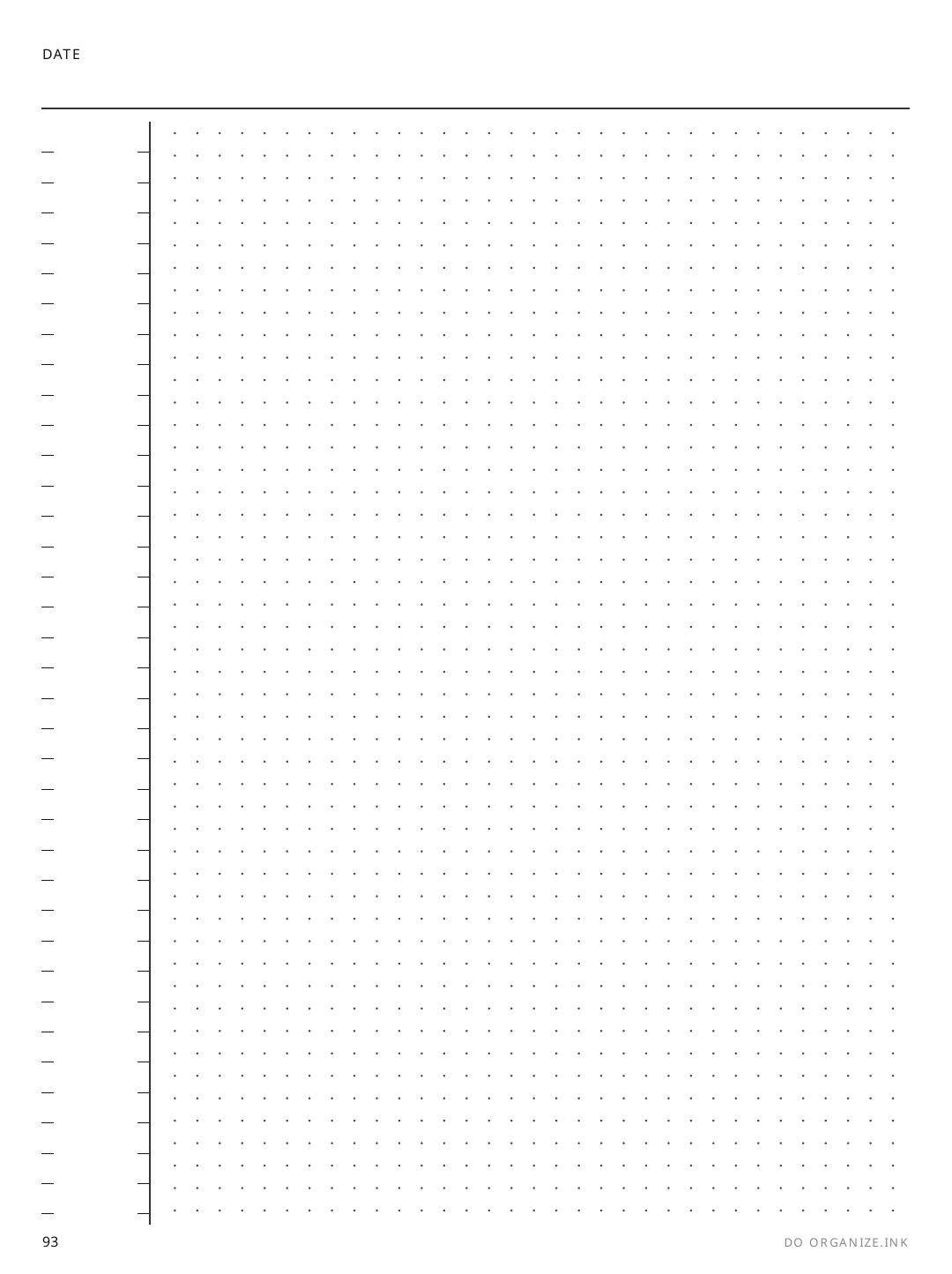Hobonichi Daily rendered page