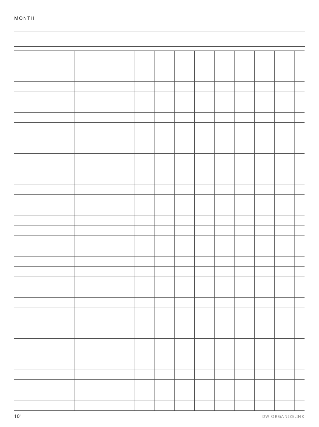 5-Year Log rendered page