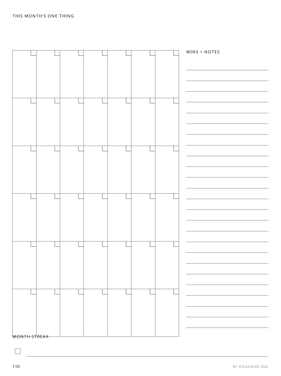 ADHD Monthly Overview rendered page