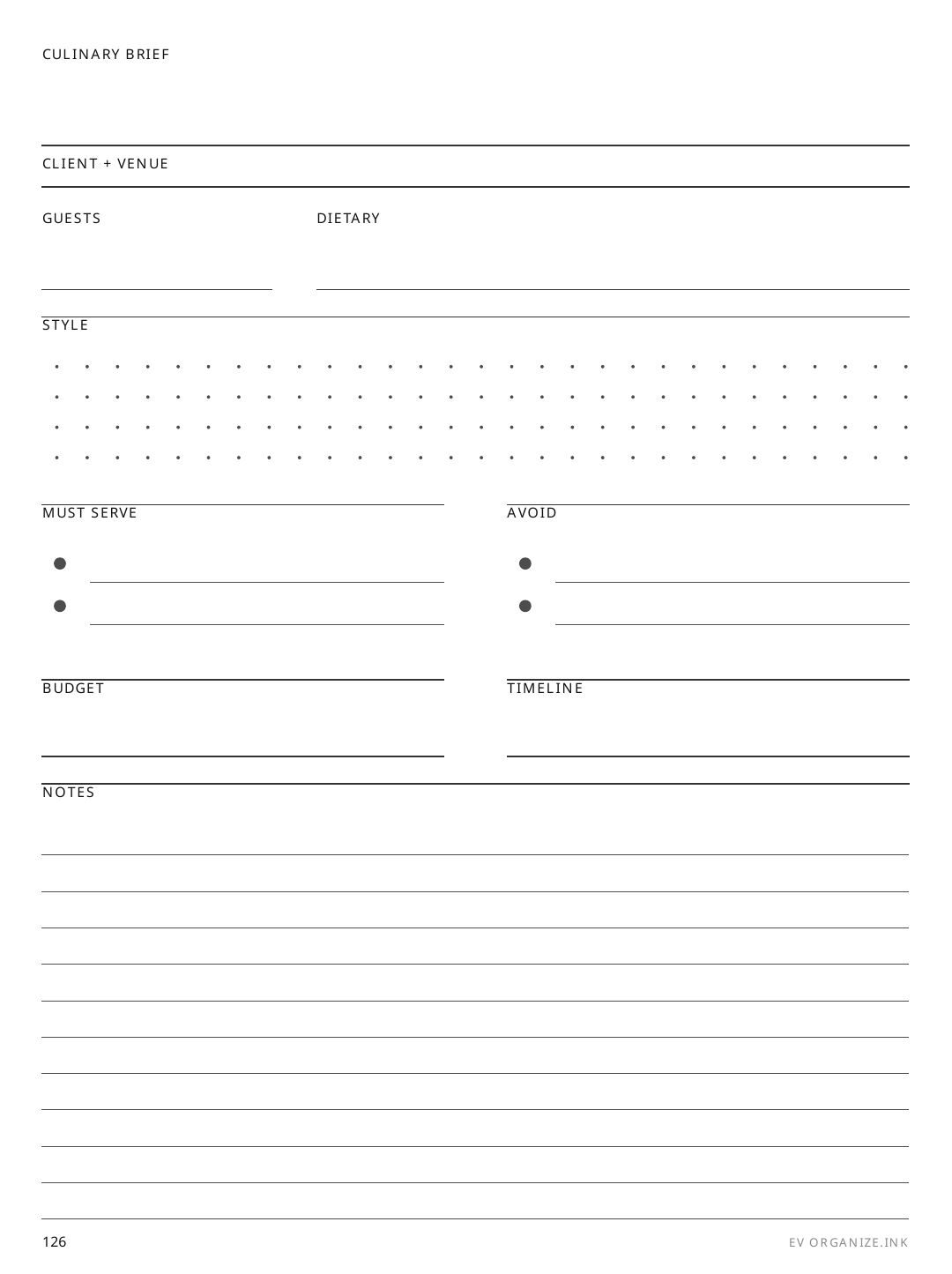 Event Planner rendered page