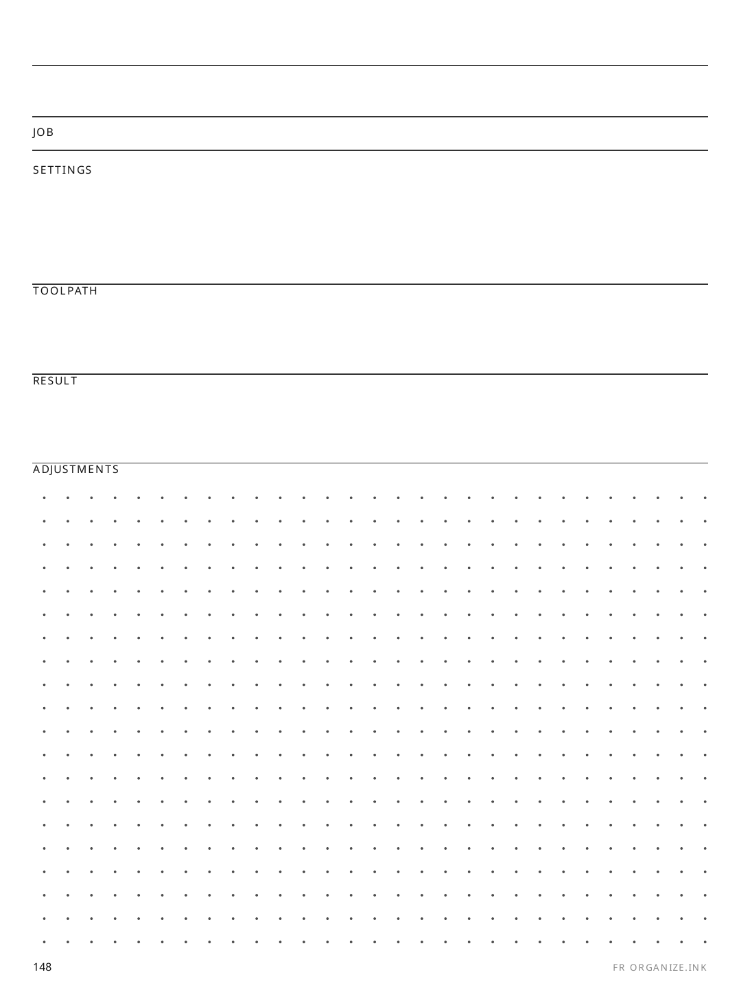 Fabrication Log rendered page