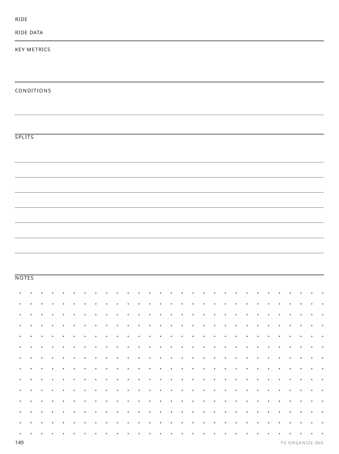 Focus Sprint rendered page