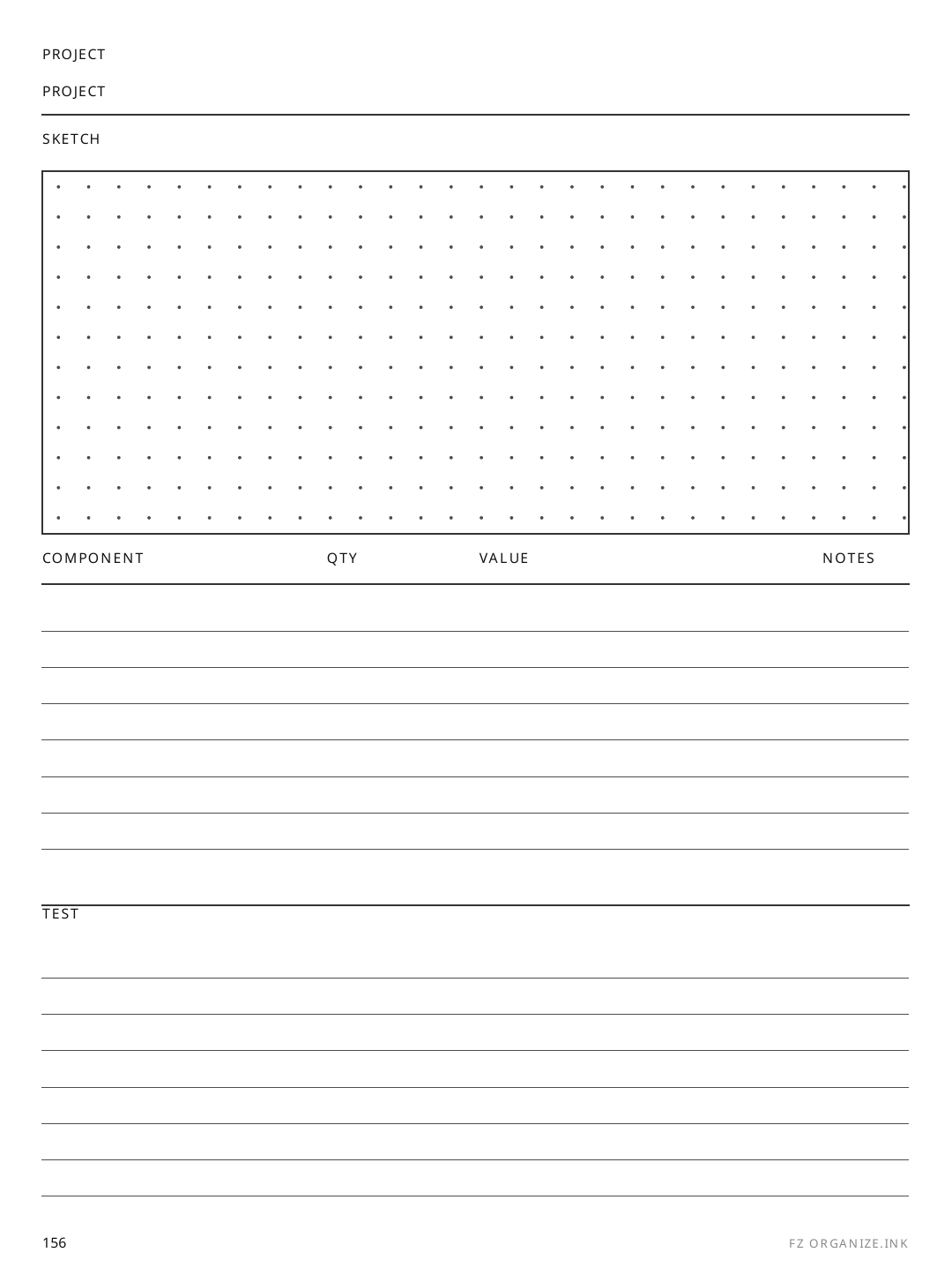 Electronics Project Log rendered page