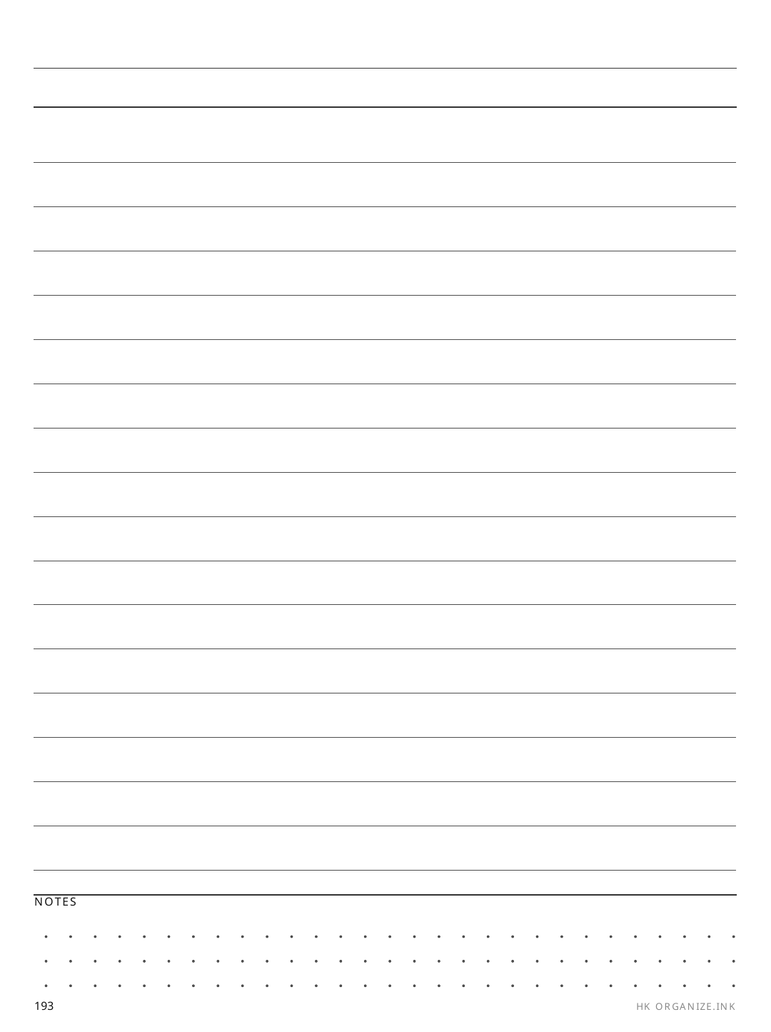 Collection Trade Log rendered page