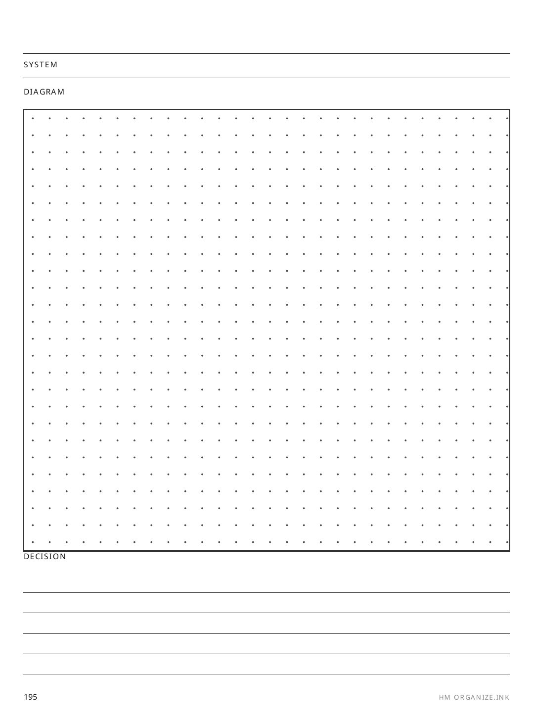 Architecture Sketch rendered page