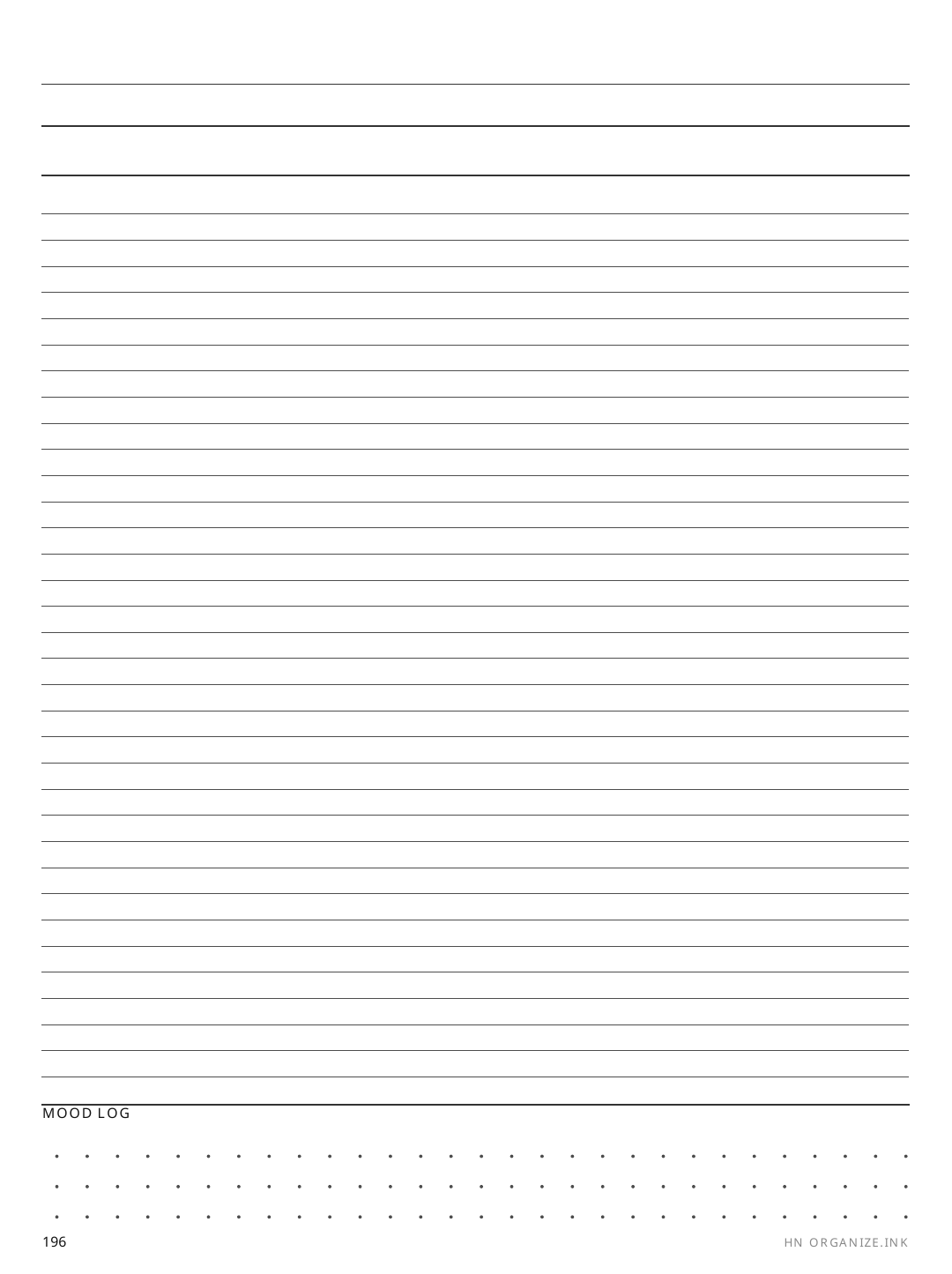 Menstrual Cycle Tracker rendered page