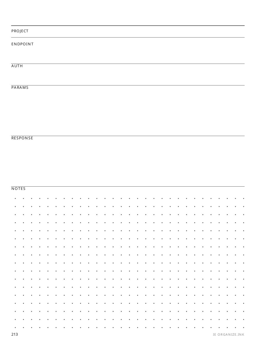 API Scratch Pad rendered page
