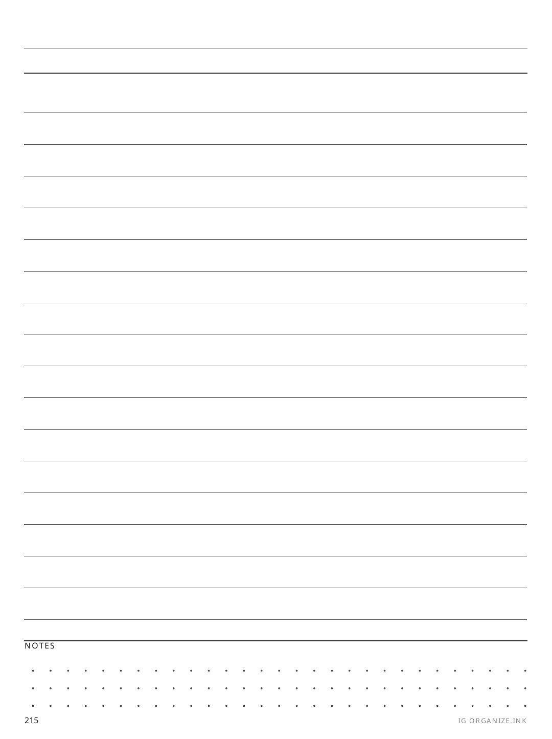 Box Inventory rendered page