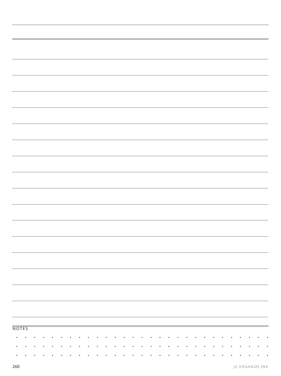 Home Maintenance Log rendered page