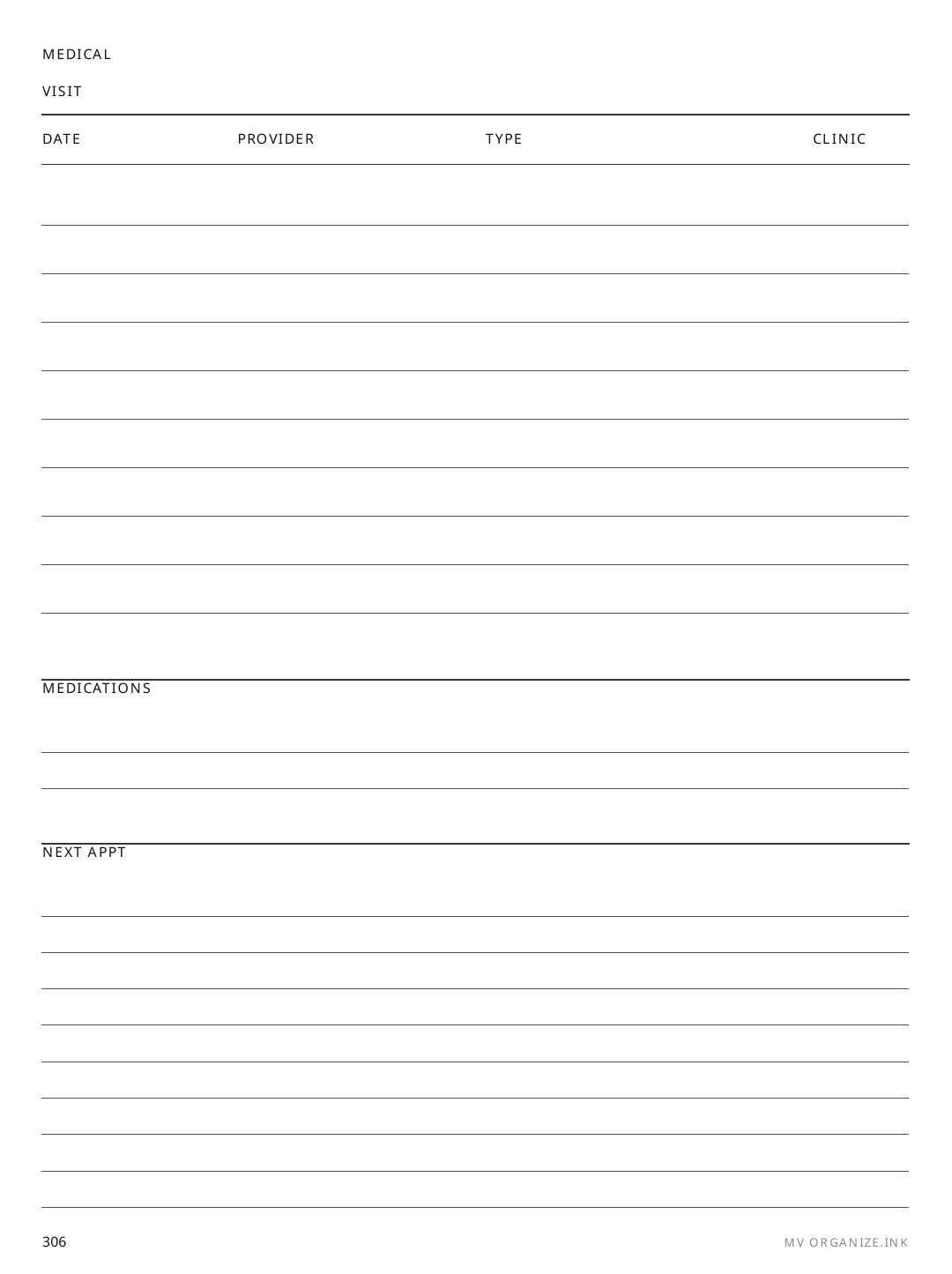 Moving Planner rendered page