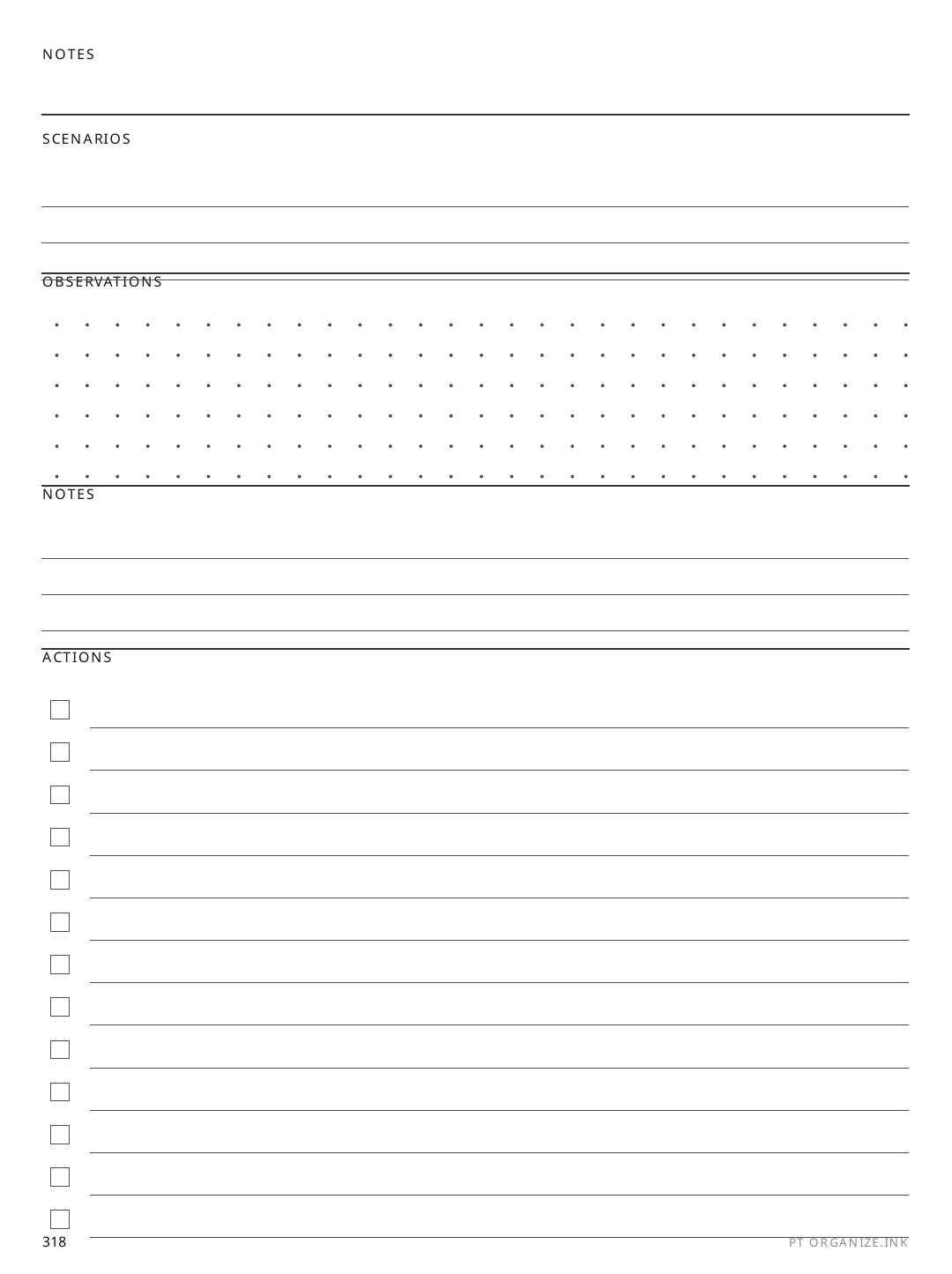 Project Tracker rendered page