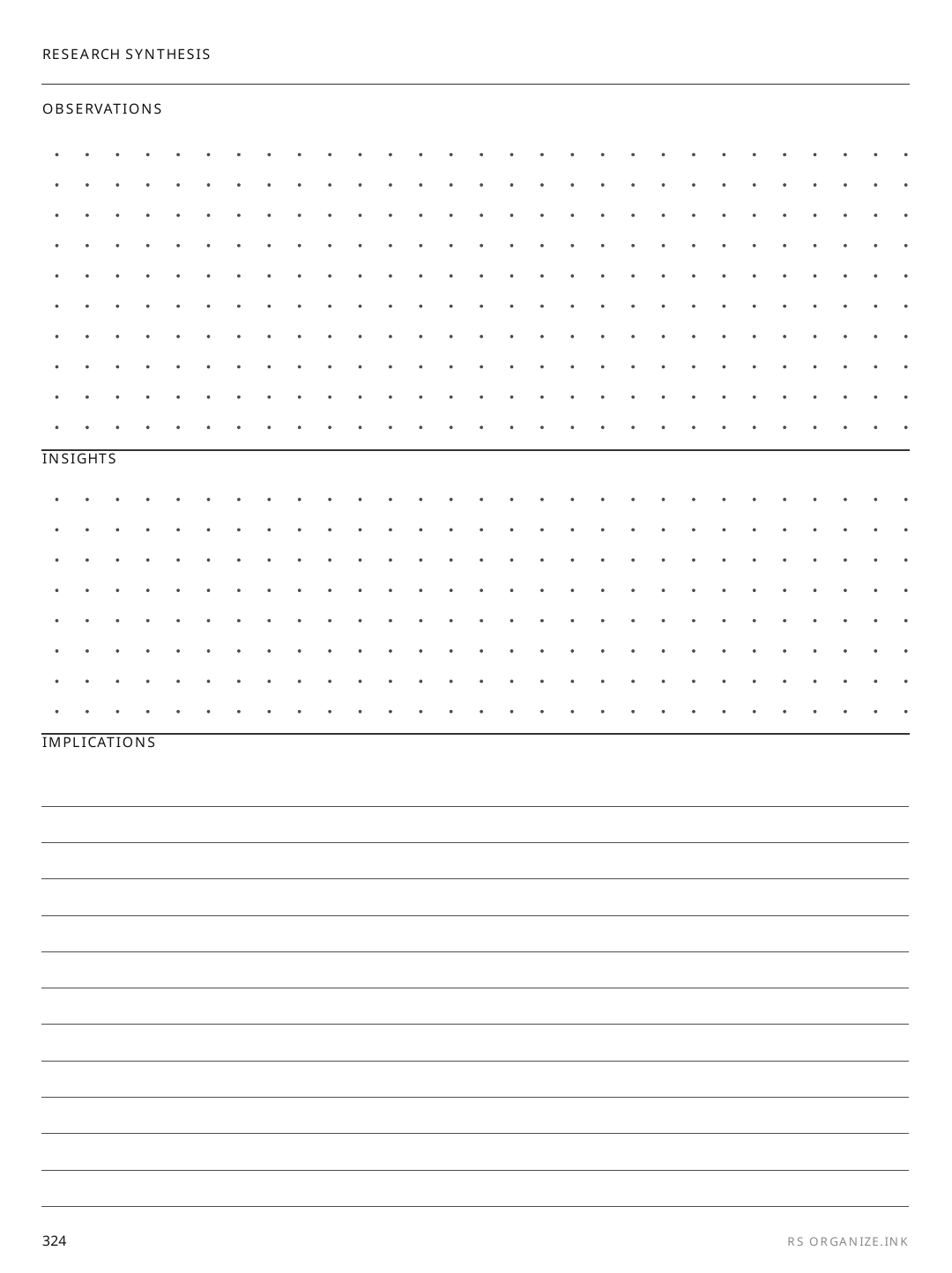 Research Log rendered page
