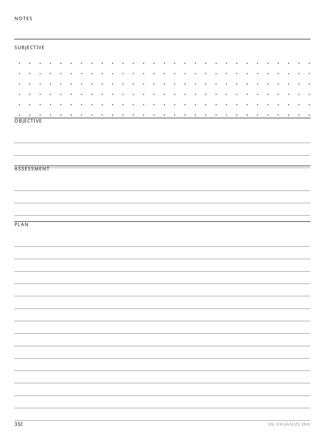 Session Notes rendered page