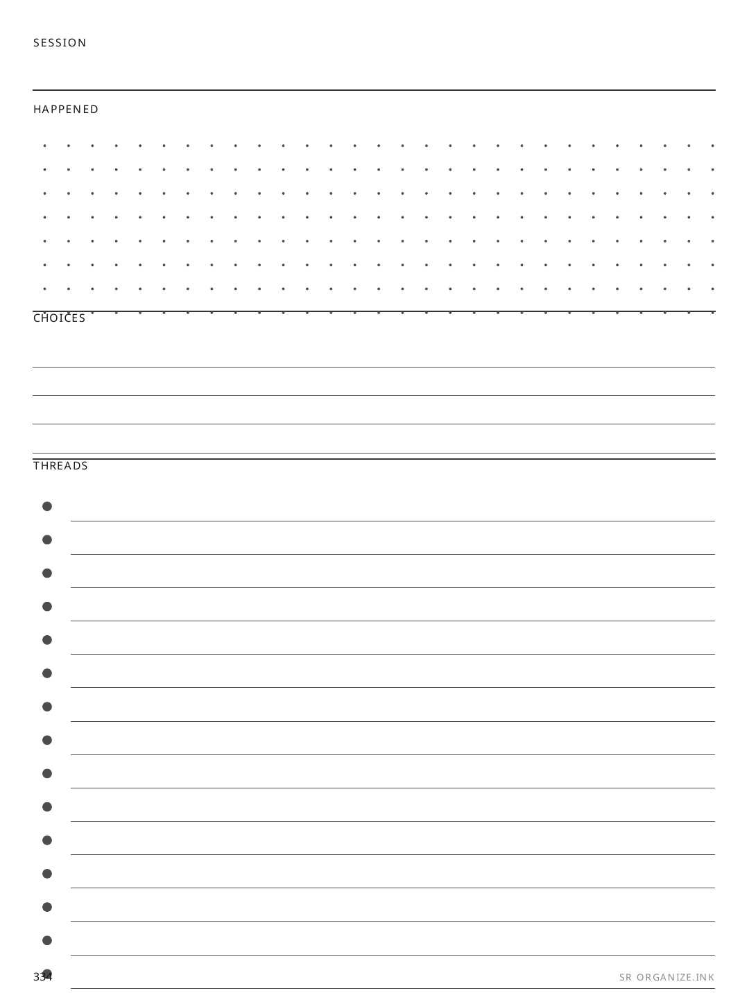 Shift & Rota rendered page