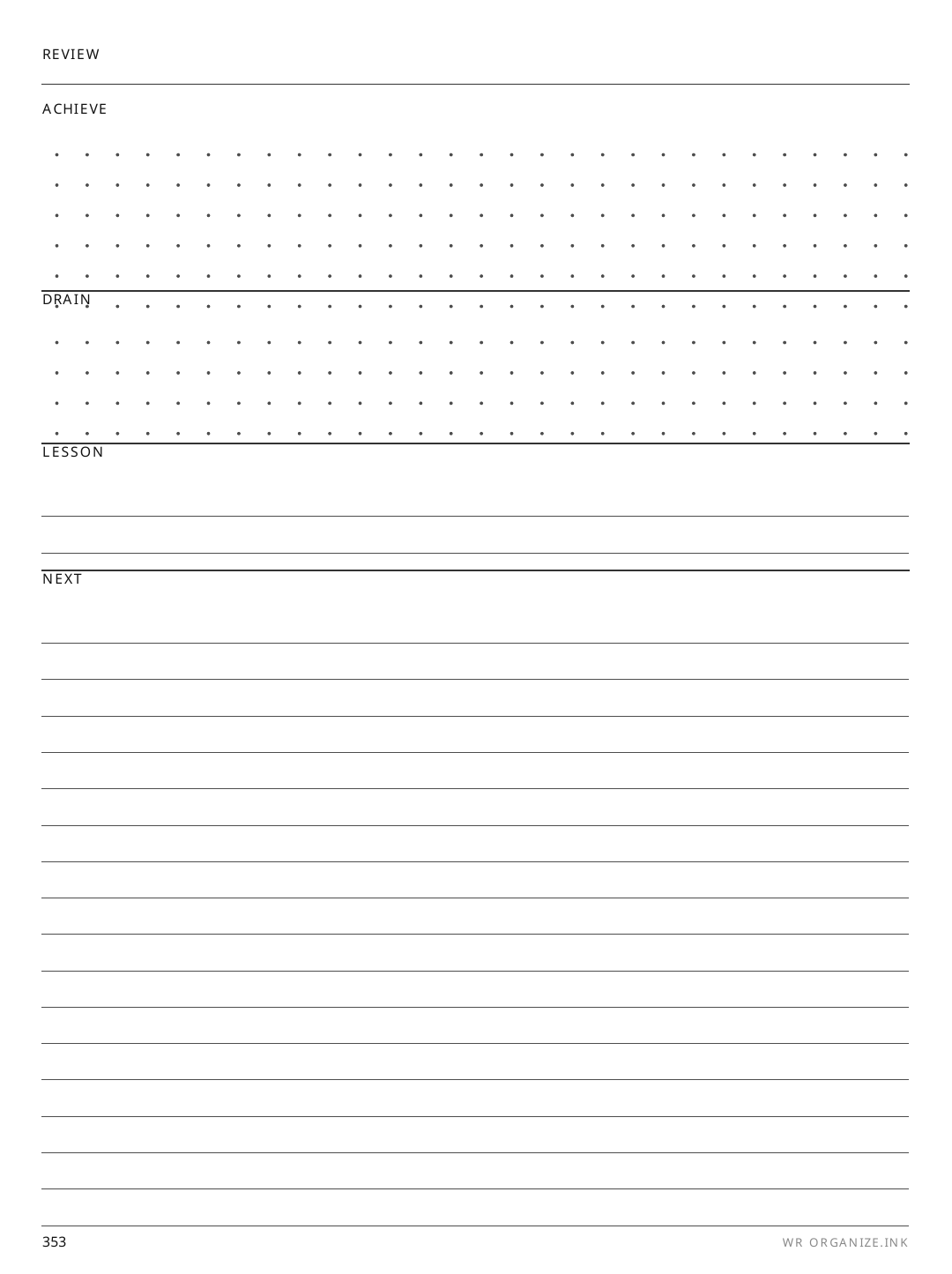 Wide Ruled rendered page