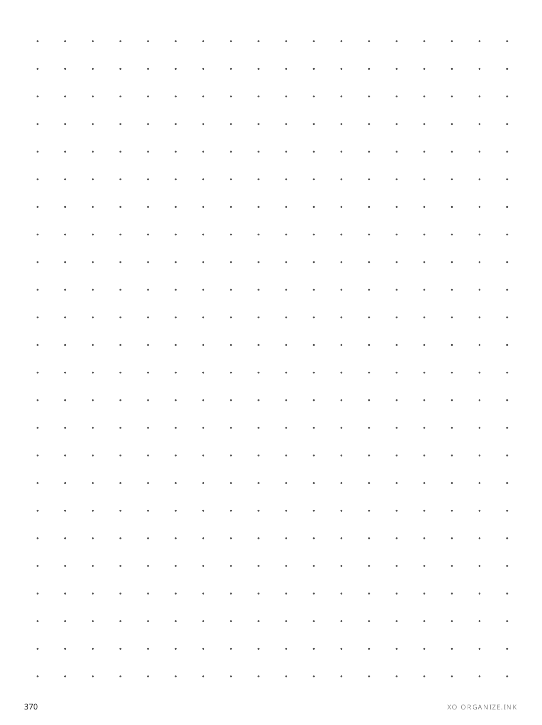 Sparse Dot rendered page