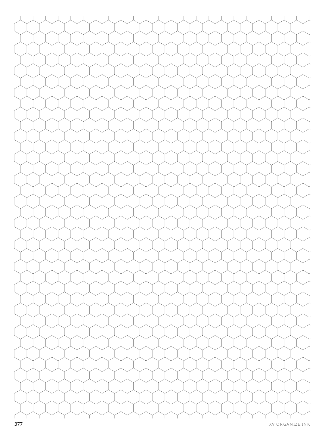 Hex Grid rendered page
