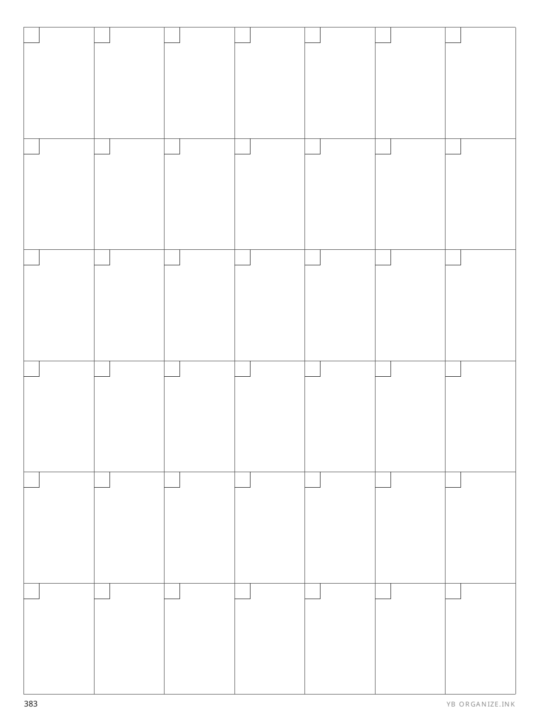 Calendar Box Left rendered page