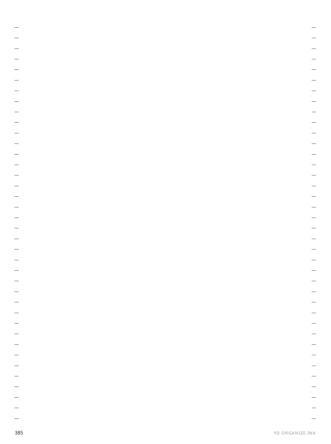 Year at a Glance · Dated rendered page