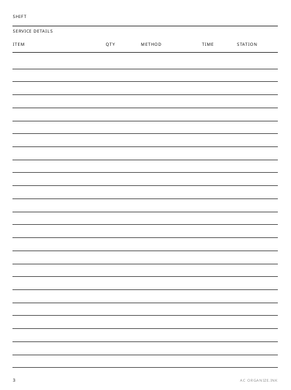 Prep List preview