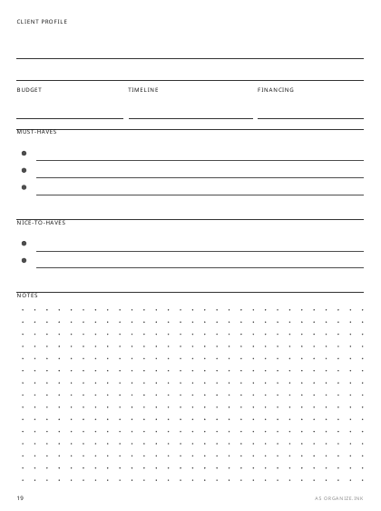 Client CRM preview