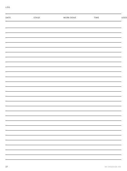 Labor Log preview