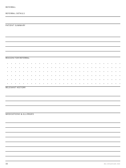 Referral Letter preview