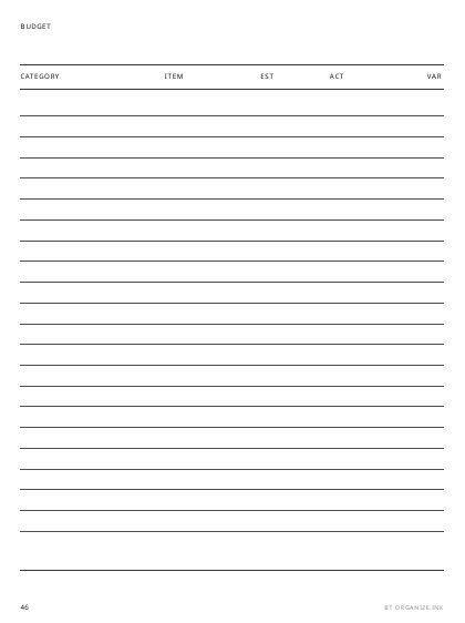 Budget Tracker preview
