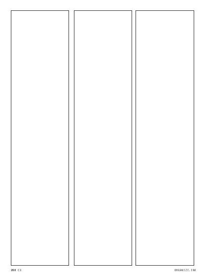 Three-Column Blank preview