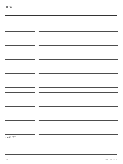 Cornell Notes preview