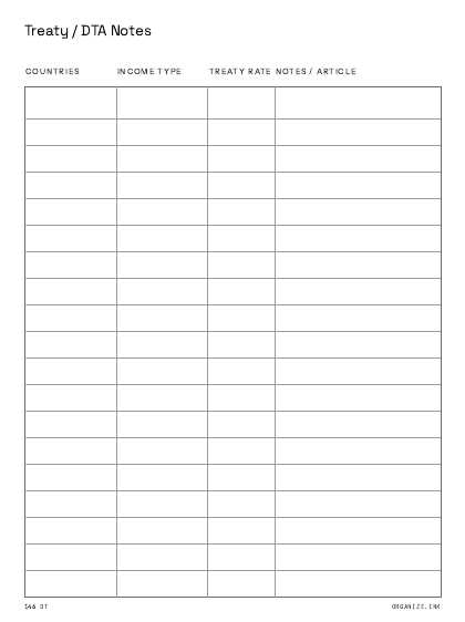 Treaty / DTA Notes preview