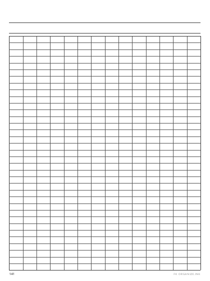 Dated Monthly Habit Tracker preview