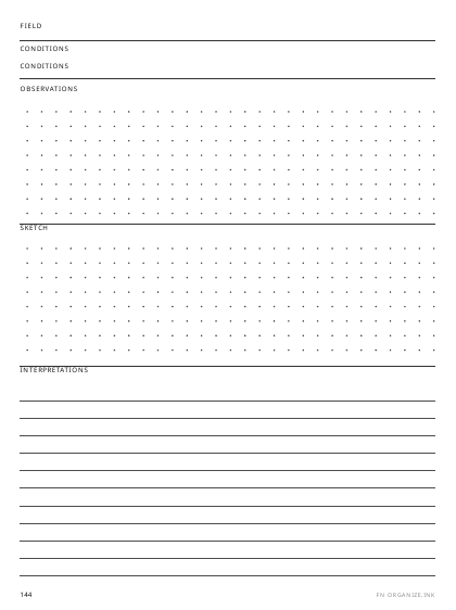 Field Notes preview