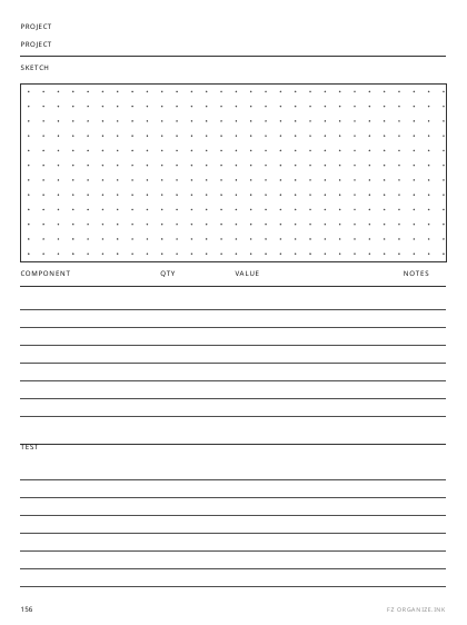 Electronics Project Log preview