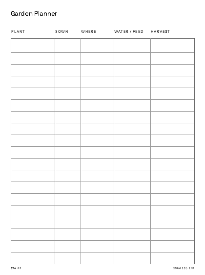 Garden Planner preview