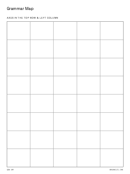 Grammar Map preview