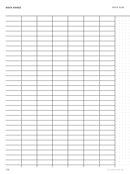 Moleskine Weekly Spread preview