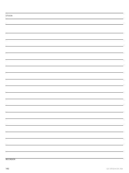 Warehouse Stock Log preview
