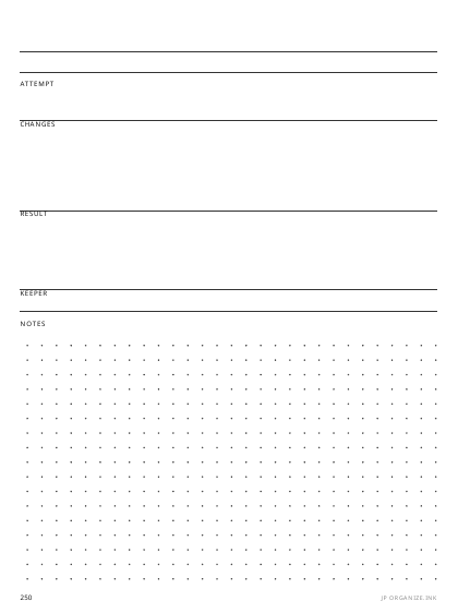 Recipe Adaptation Log preview